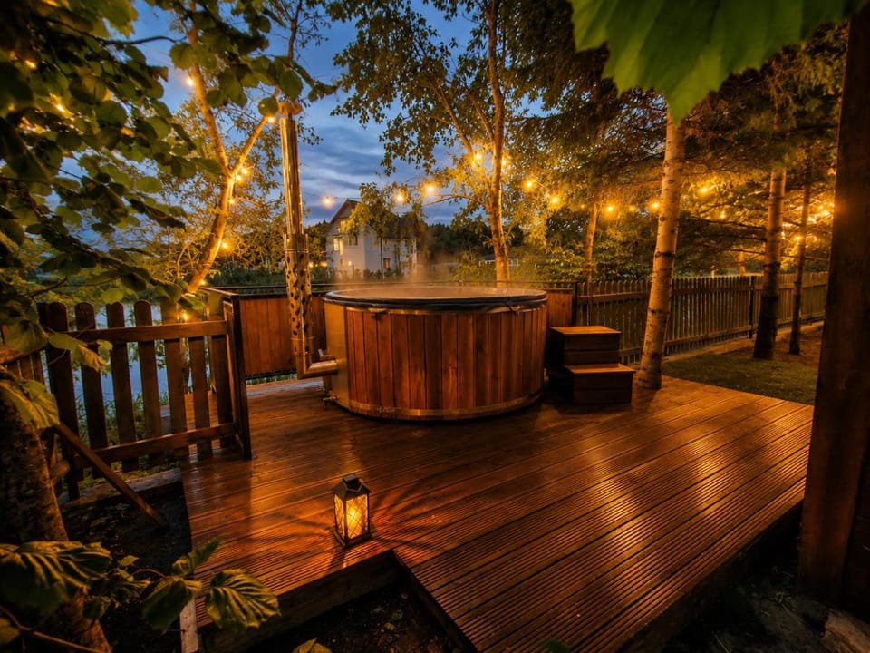 Property building, Natural landscape, River view
