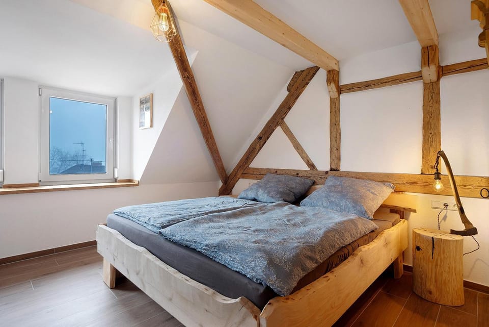 Property building, Living room, Bedroom