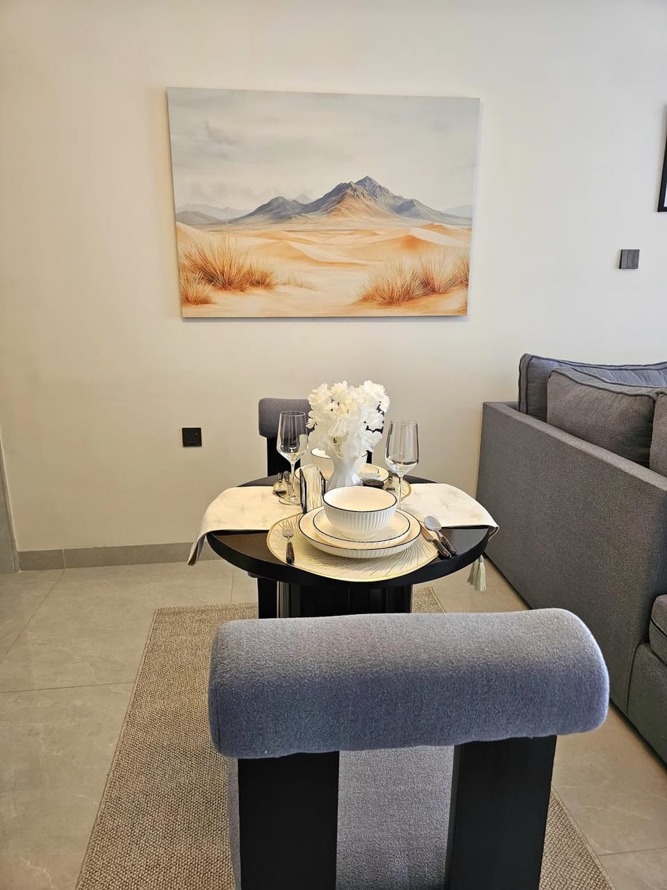 Living room, Seating area, Dining area