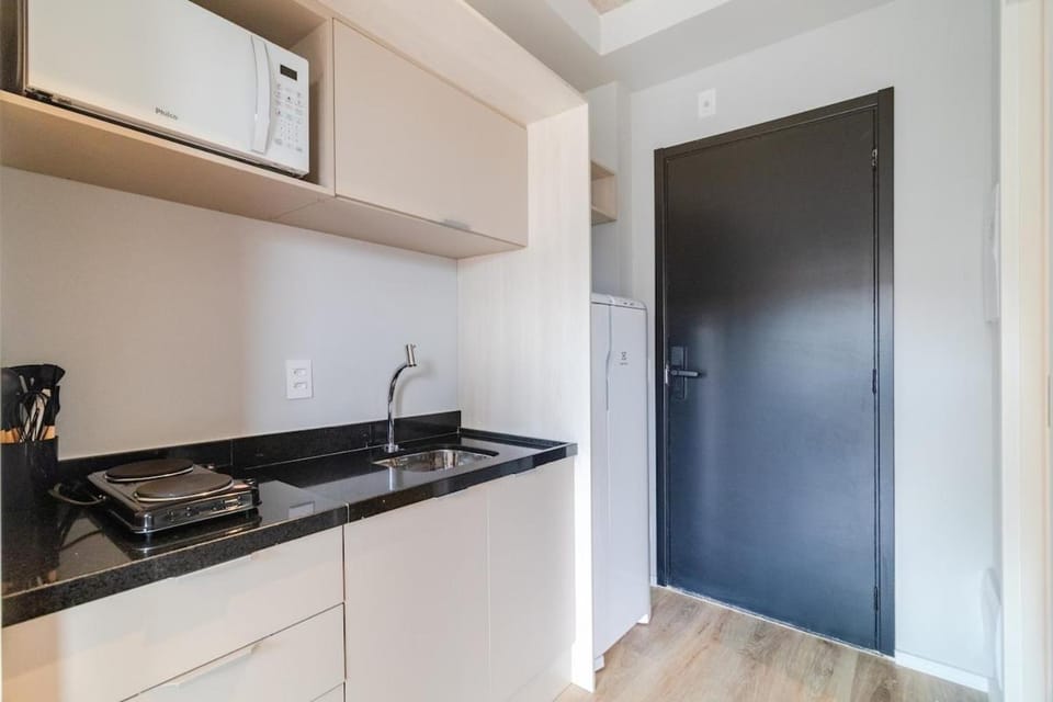 ON208 Studio em Moema com varanda, AC, Congonhas Apartment in Sao Paulo City