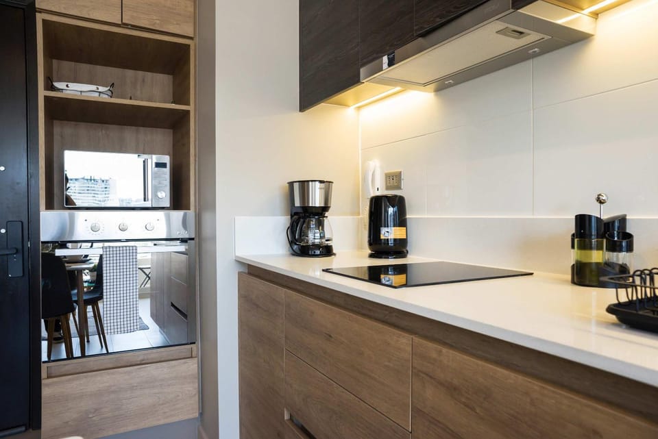 Cozy Retreat for 3 Chic 1BR Nunoa Quiet Bright Apartment in Santiago