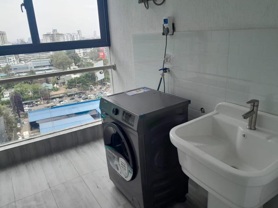 classy executive two bedroom apartment with fully equipped gym ample parking space , swimming pool children playing ground and amazing scenic views which whispers comfort and luxury Apartment in Nairobi