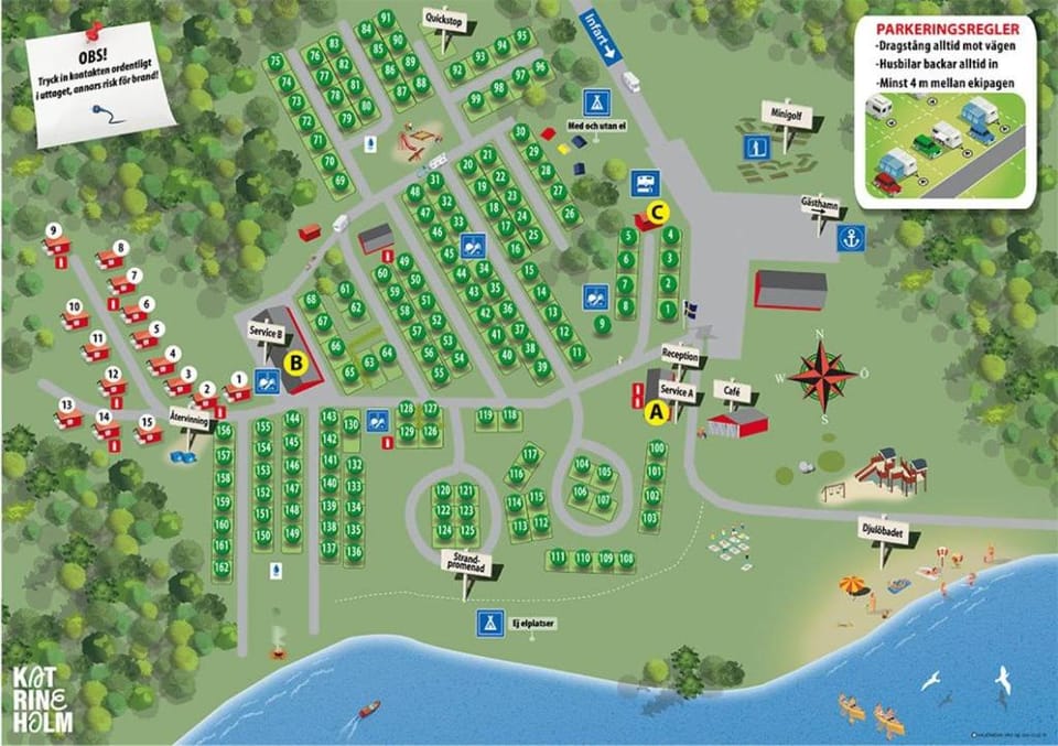 Djulöcamping Campground/ 
RV Resort in Sweden