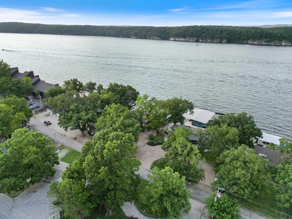 Lakefront Home Private Dock with Main Channel View House in Lake of the Ozarks