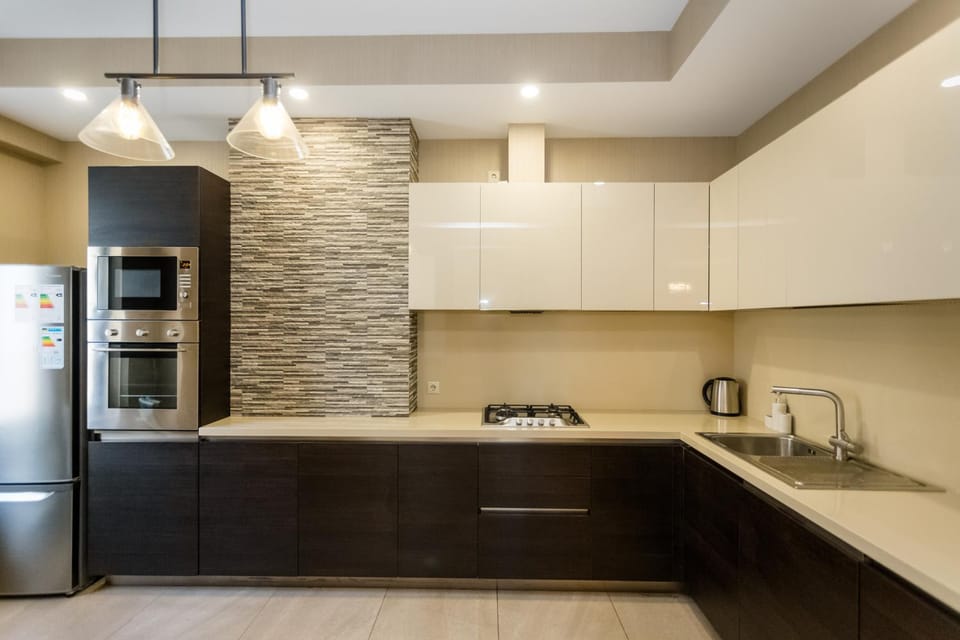 Coffee/tea facilities, Kitchen or kitchenette, dishwasher, minibar, oven, stove, toaster