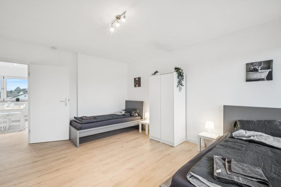 Bed, Photo of the whole room, Bedroom, towels, wardrobe