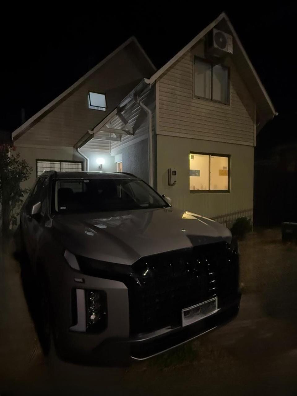 Property building, Off site, Night, Parking
