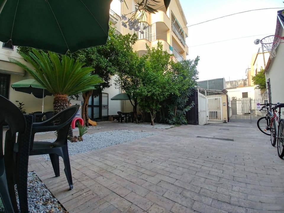Property building, Patio