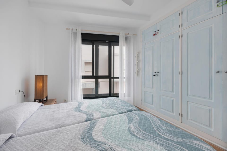 Property building, Living room, Bedroom