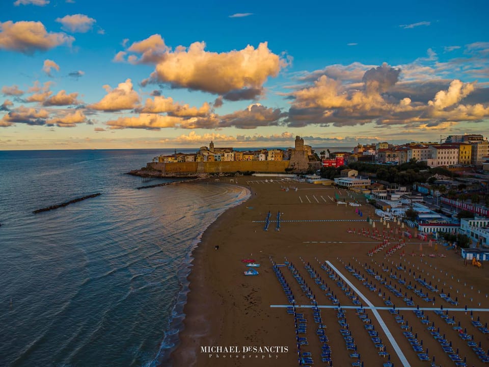 Nearby landmark, Beach, Sunset