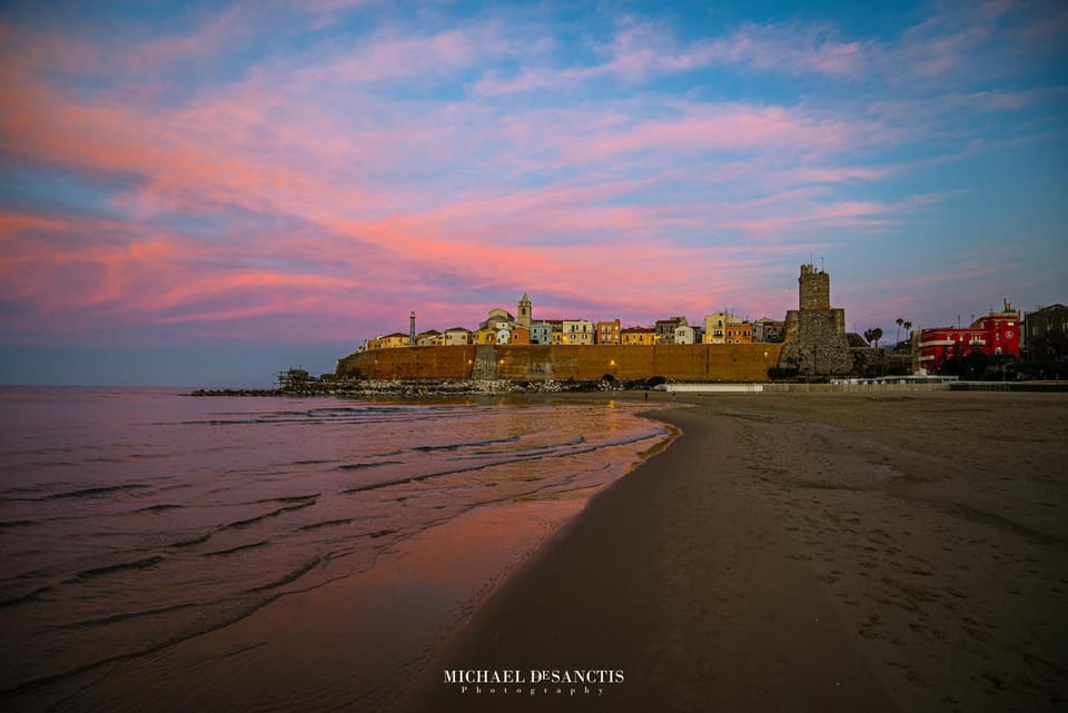 Nearby landmark, Beach, Sunset