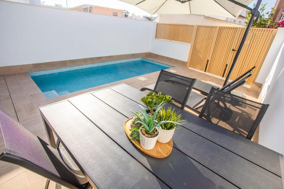 Casa Baleares 6p, private pool, sunny solarium, near beach and restaurants House in San Pedro del Pinatar