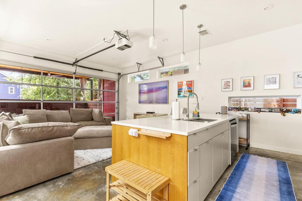 3BR 2BA East Austin Retreat w Putting Green, Sun Deck and Office by Austin Vacay House in Austin