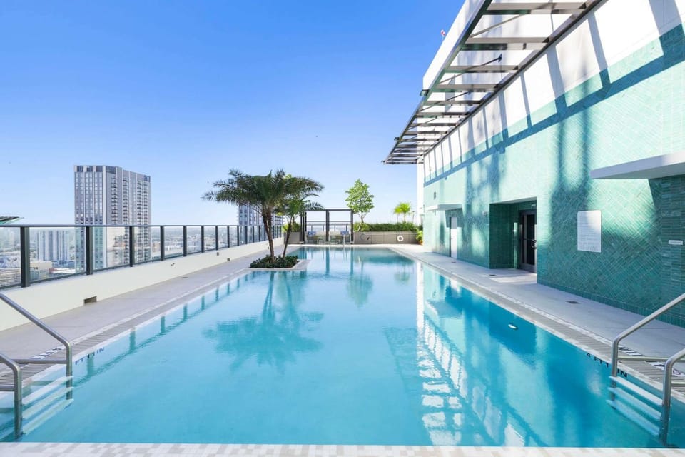 Property building, Pool view, Swimming pool