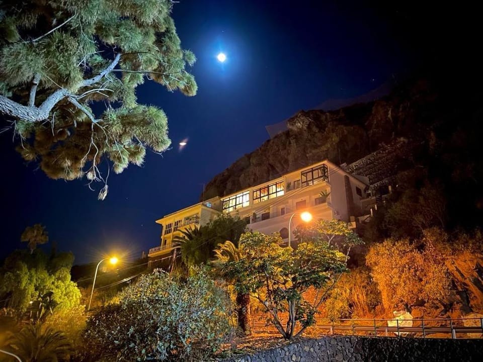 Property building, Night, Natural landscape