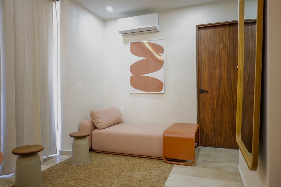 Living room, air conditioner