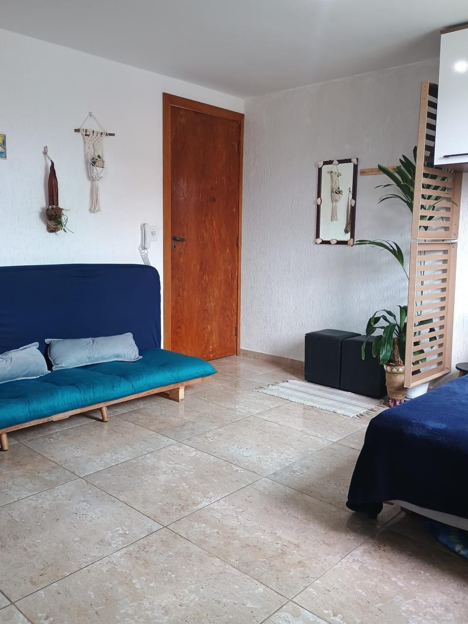 Bed, Living room, Seating area, Bedroom