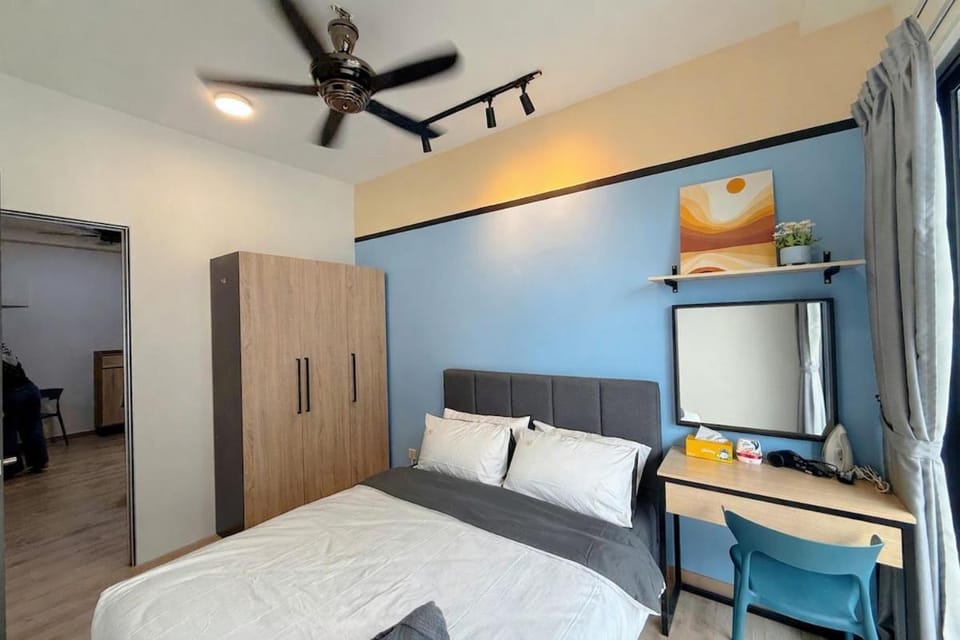 Bed, Bedroom, wardrobe
