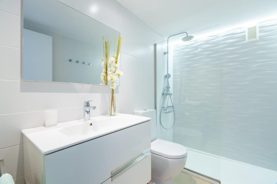 Bathroom, Living room