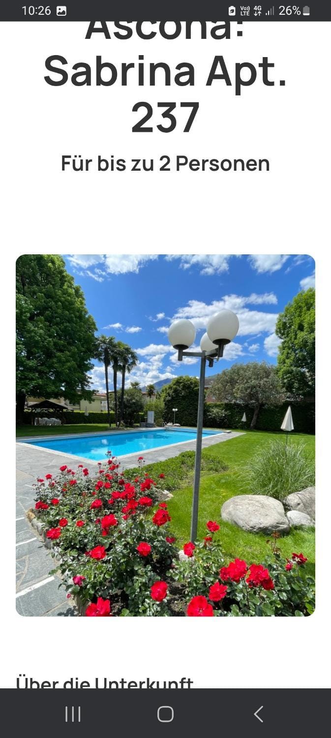 Ferien Paradies Apartment in Ascona