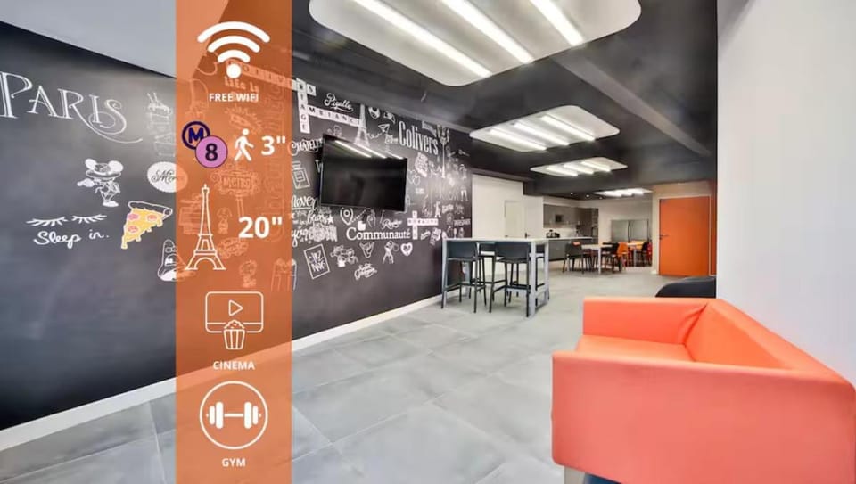 14 l Studio Confort - Salle de sport & cinéma Apartment in Charenton-le-Pont