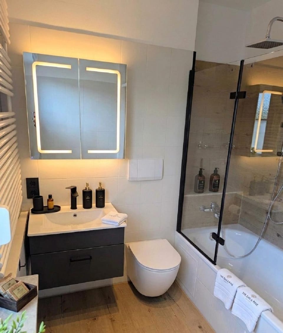 Shower, Toilet, Bathroom, towels