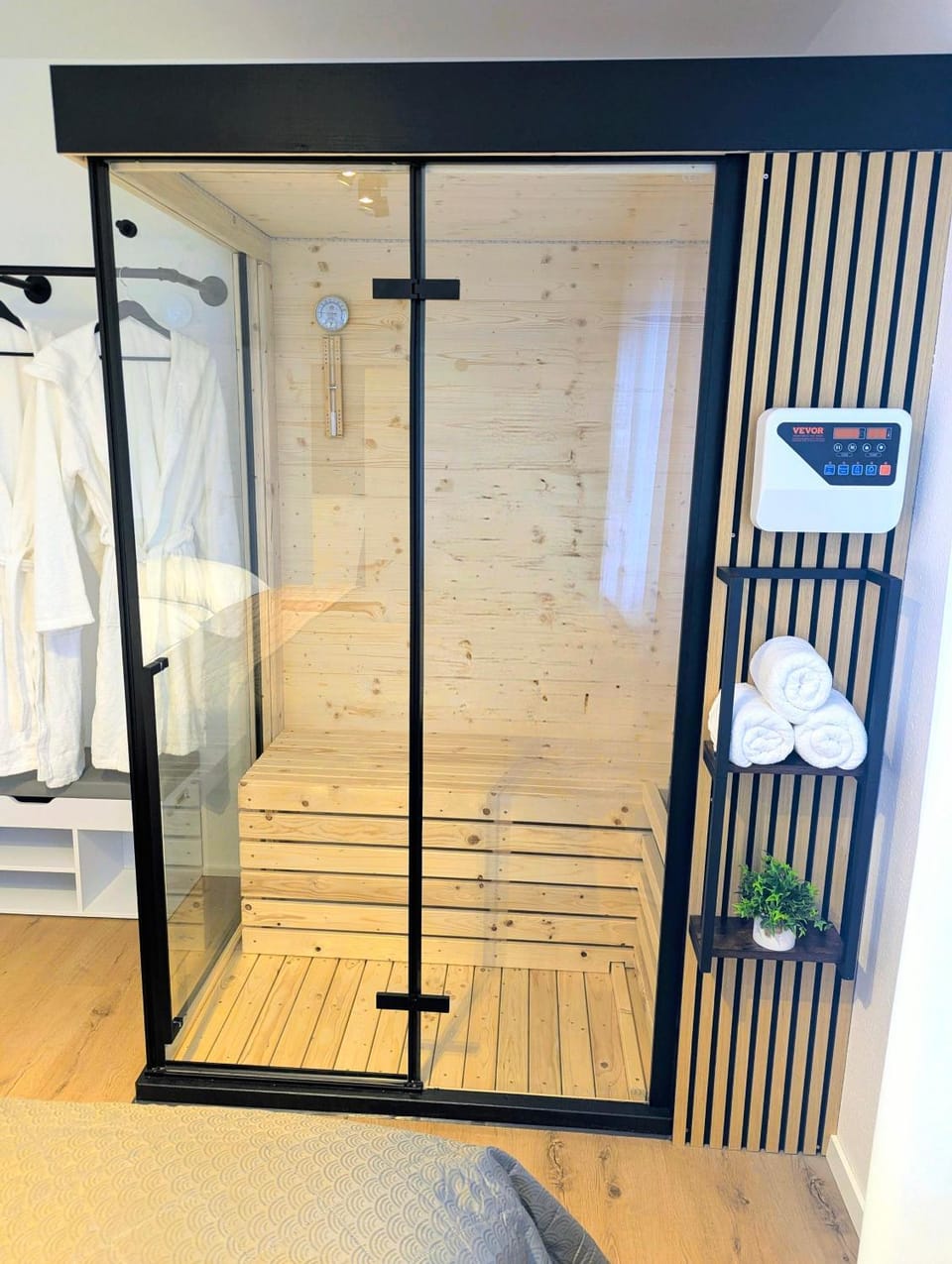 Sauna, Sauna, Bedroom, wardrobe