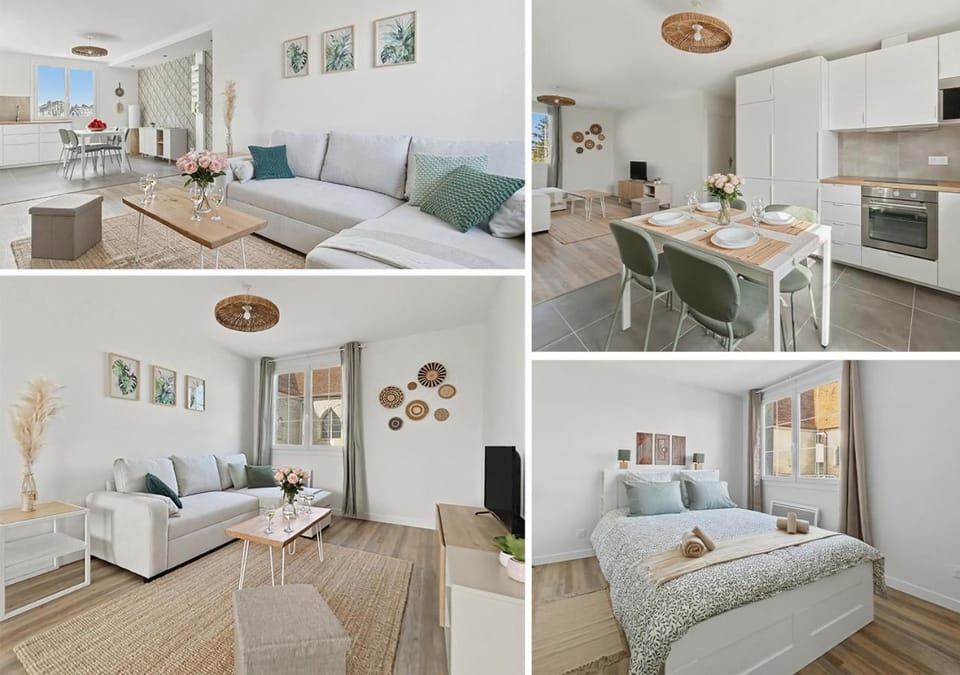 Living room, Dining area, Bedroom