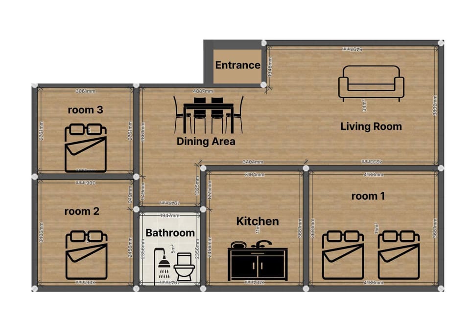 Area and facilities