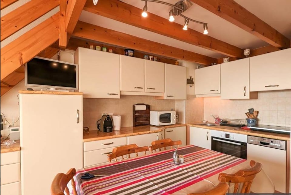 TV and multimedia, Dining area, dishwasher, oven, kitchen