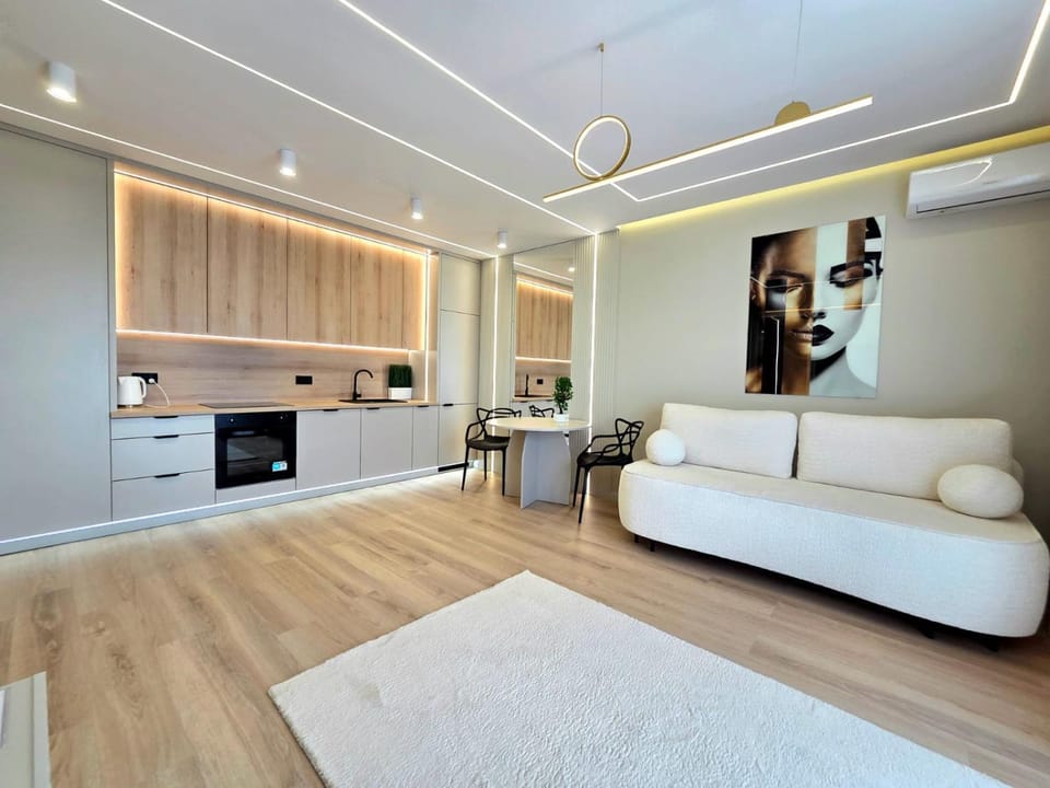Kitchen or kitchenette, Living room