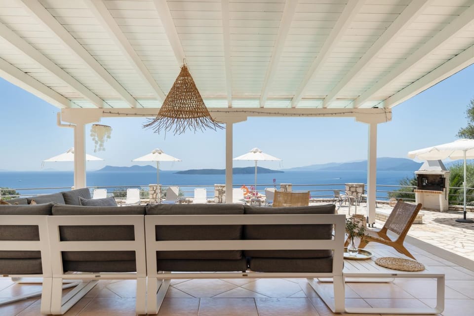 Villa Olivia Panoramic Sea View Villa in Lefkada, Lefkada Municipality, Greece