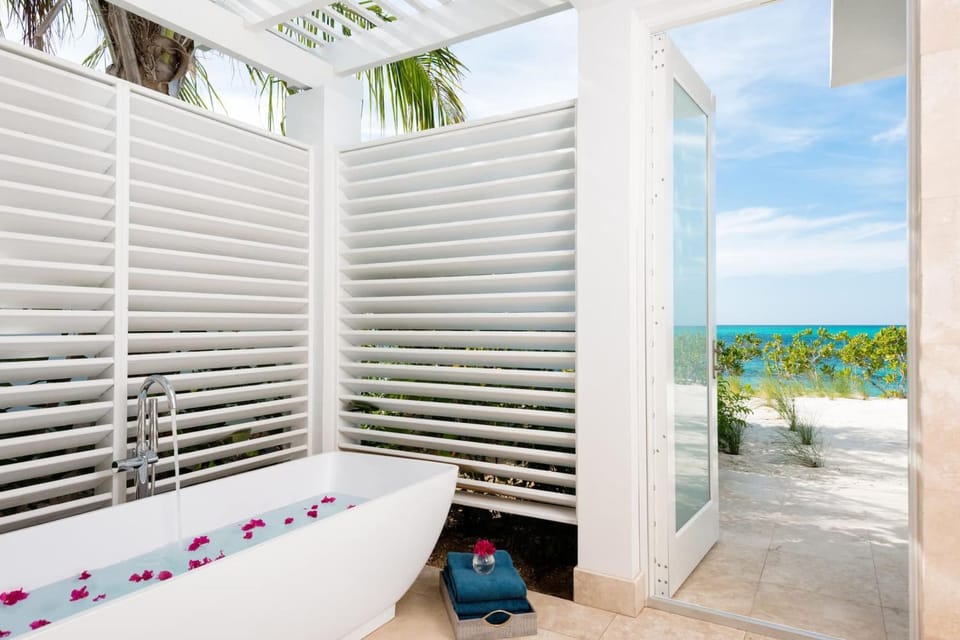 Plum Wild 2BR Elevated Pool Overlooking Grace Bay Villa in The Bight Settlement