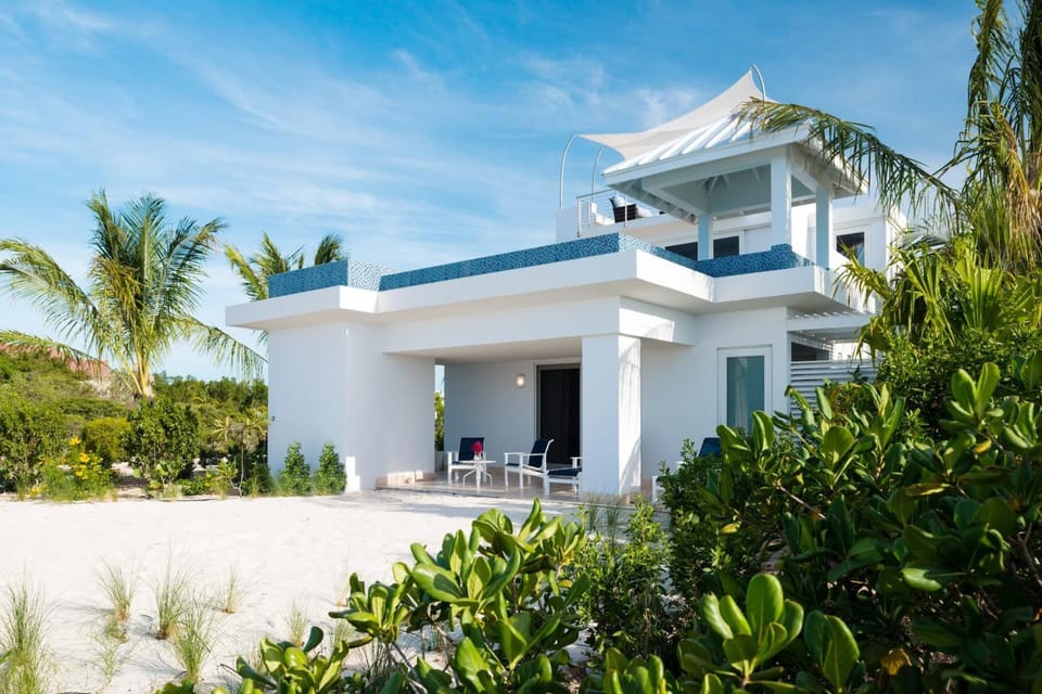 Plum Wild 2BR Elevated Pool Overlooking Grace Bay Villa in The Bight Settlement