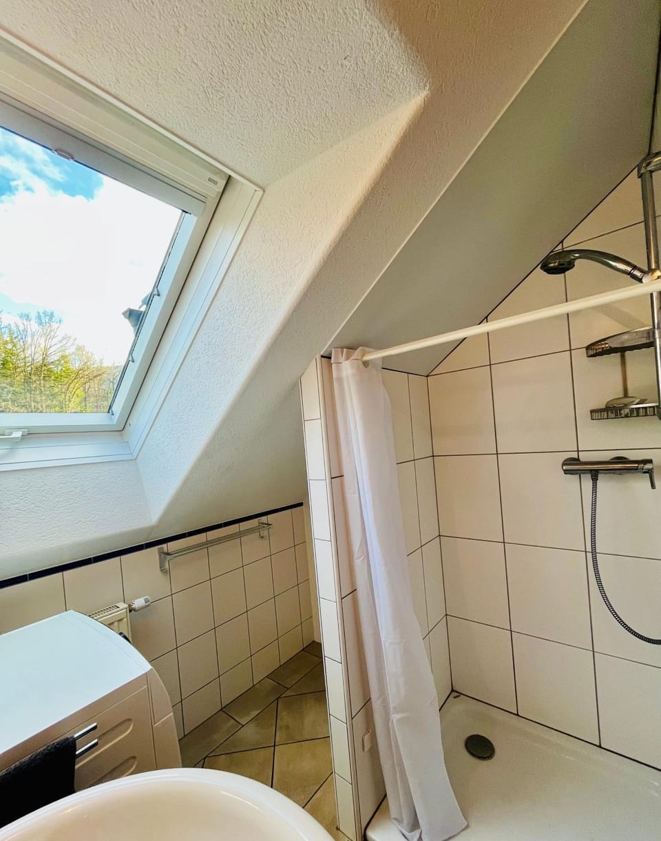 Shower, Bathroom, towels