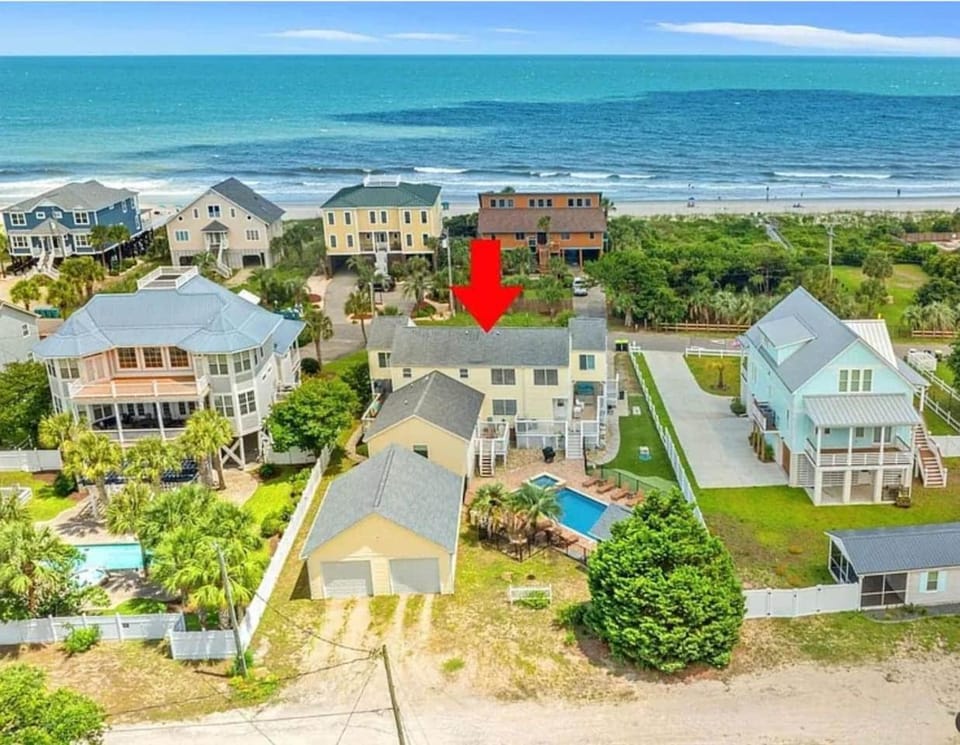 BeachBliss House~2nd row~sleep18 Bike&Pet Friendly House in South Carolina
