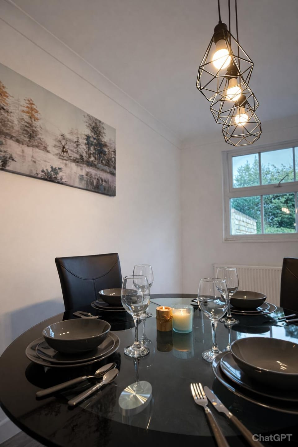 Dining area, Dinner