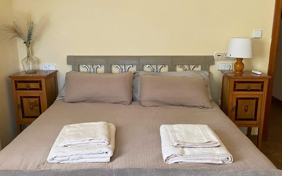 Spring, Bed, Winter, Summer, Autumn, Mountain view, Mountain view, storage, towels, wardrobe, air conditioner