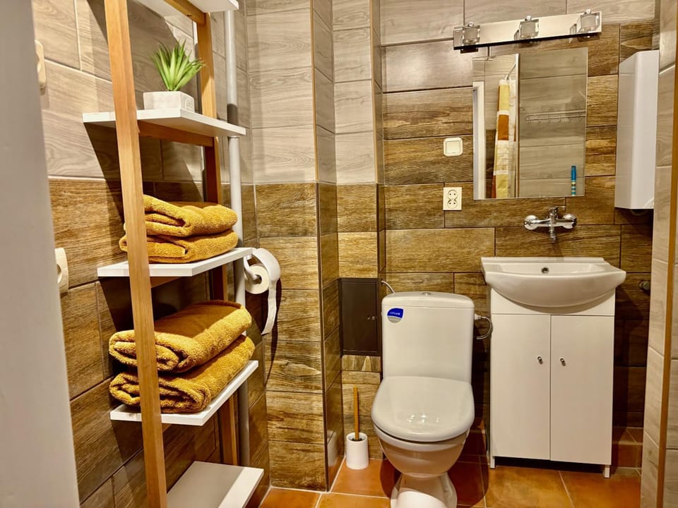 Shower, Toilet, Bathroom, towels