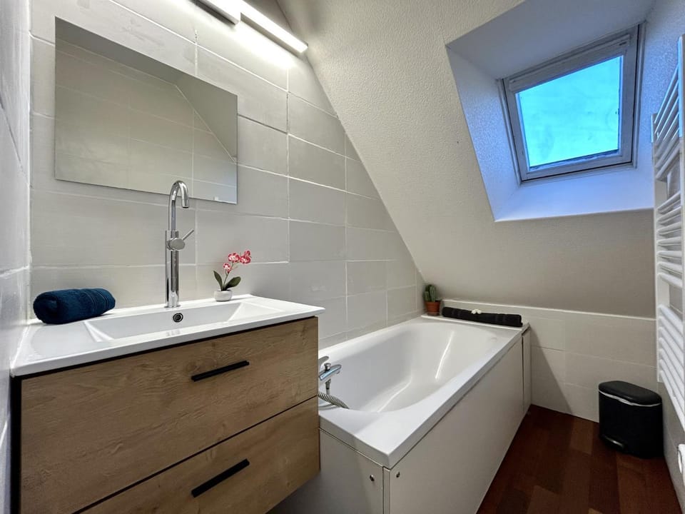 Bathroom, hair dryier