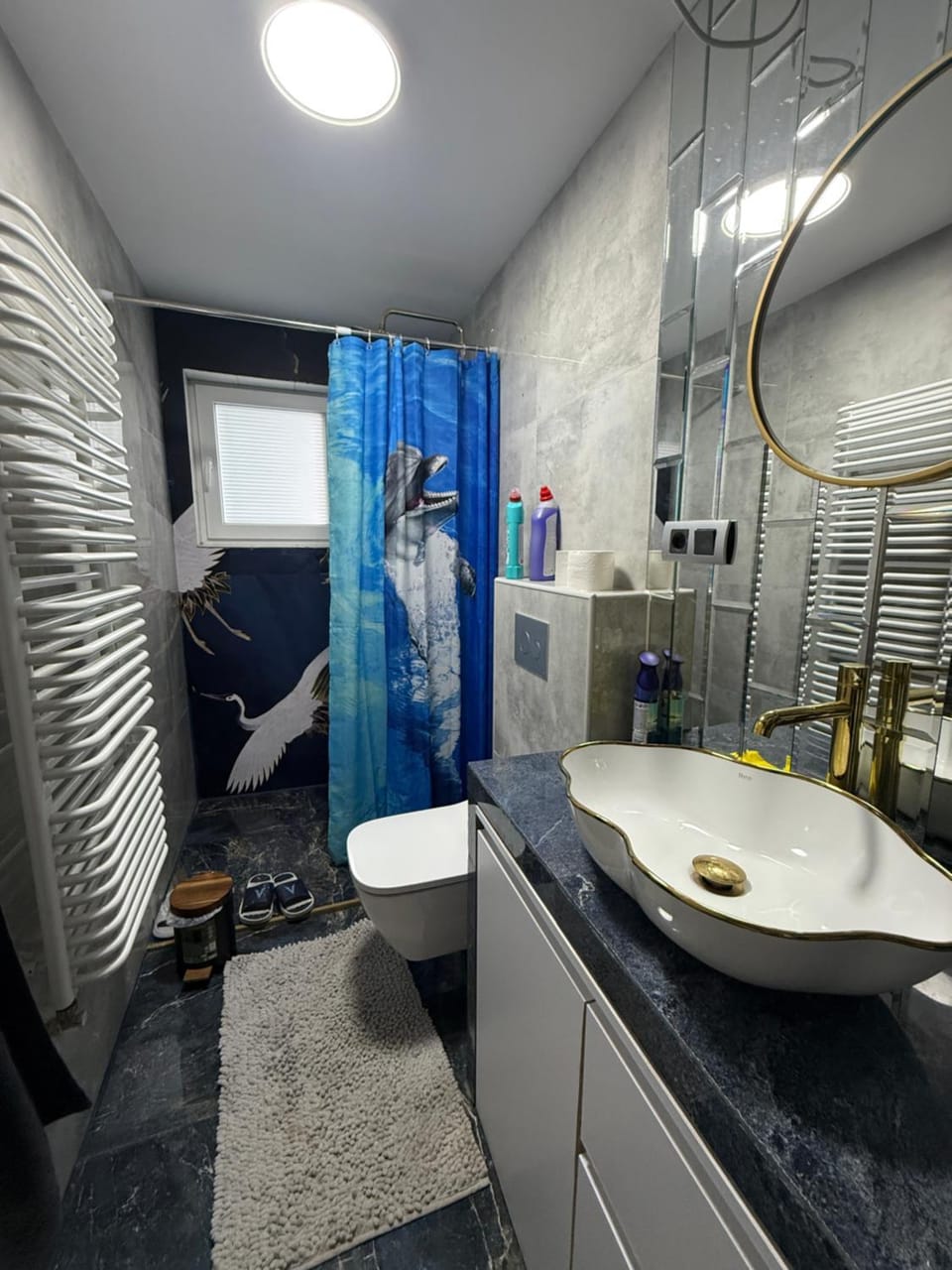 Shower, Toilet, Bathroom, towels