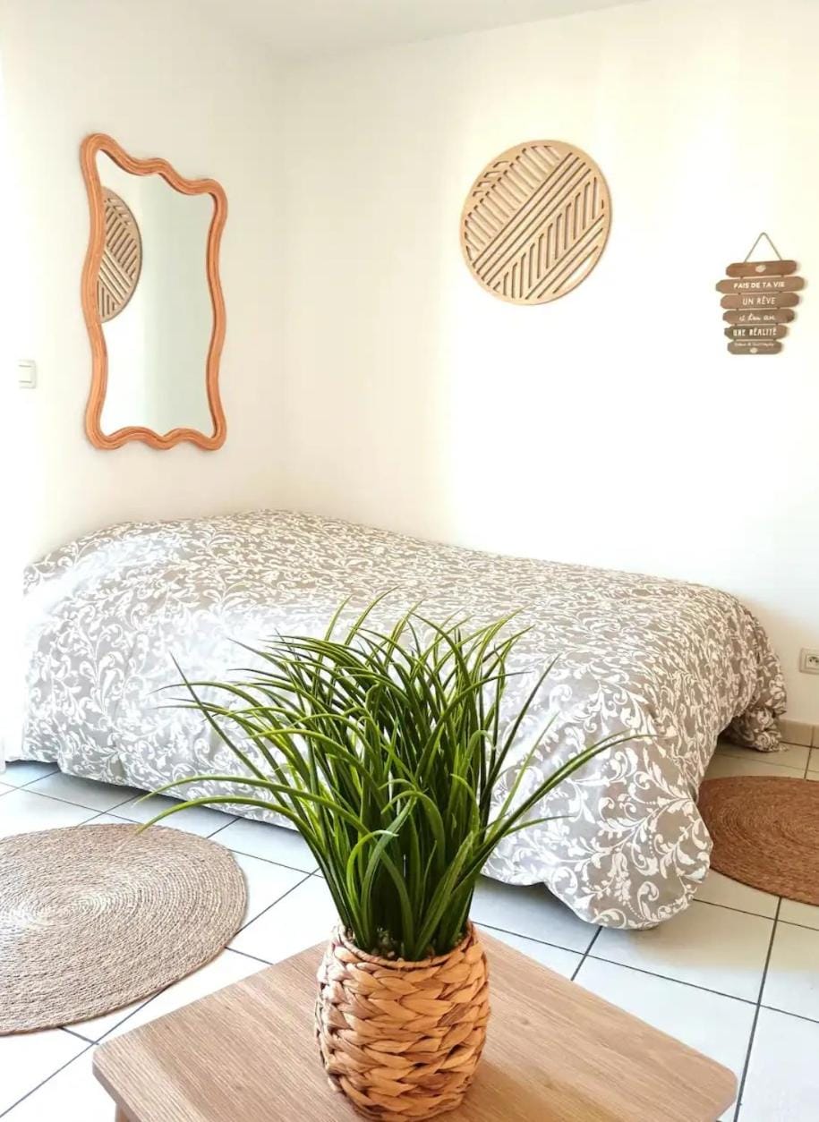 Charmant grand studio avec garage Apartment in La Seyne-sur-Mer