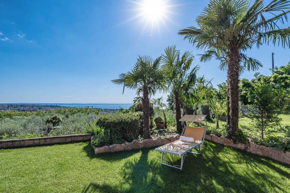 Natural landscape, Garden, Lake view, sunbed