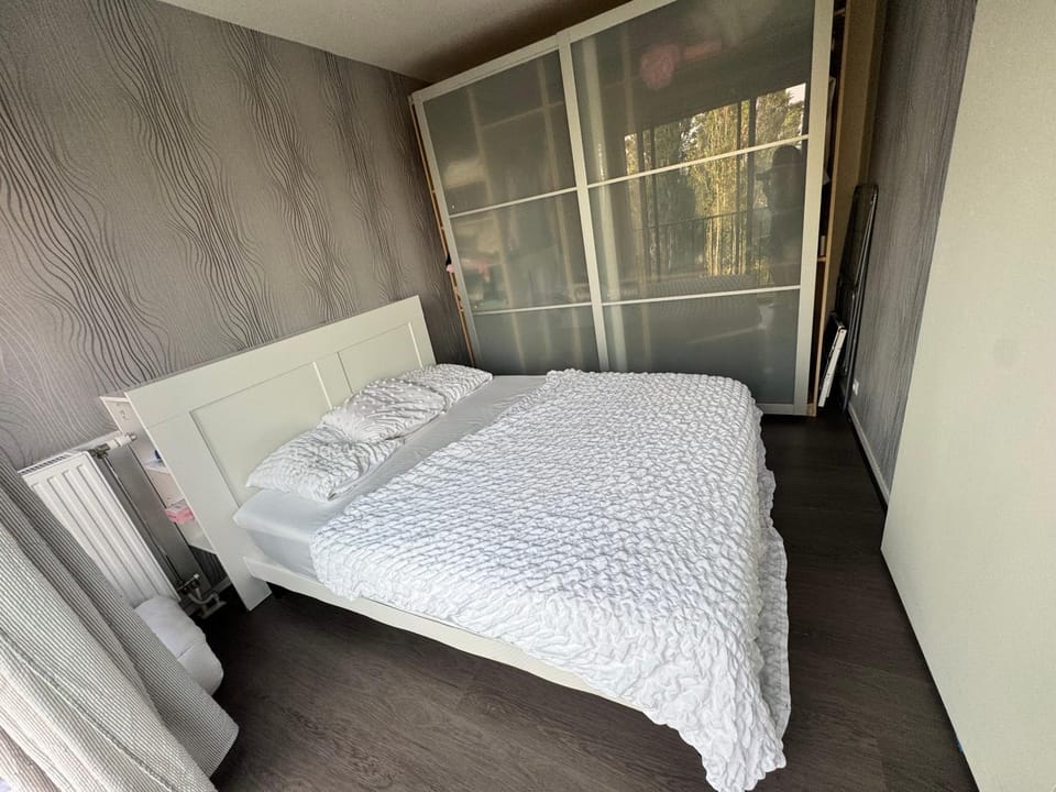 Bed, Photo of the whole room, Bedroom, wardrobe
