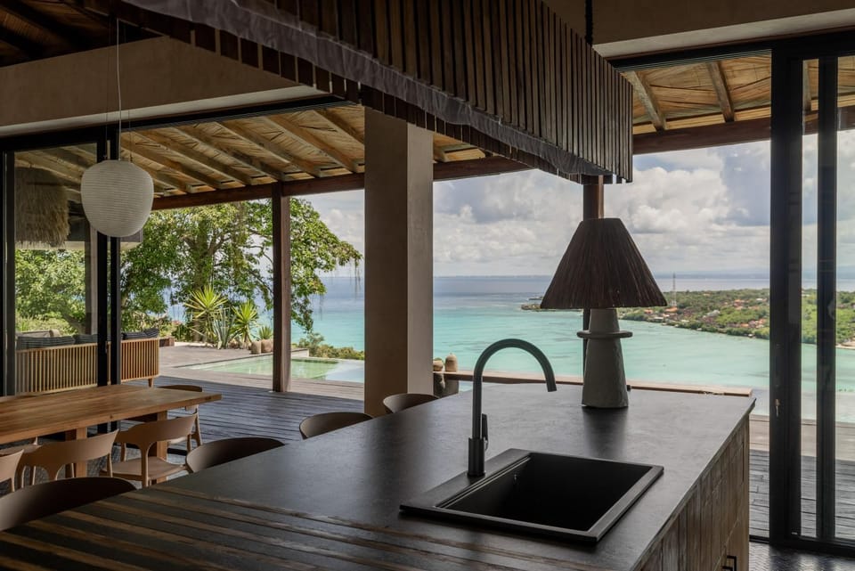 Sea view, kitchen