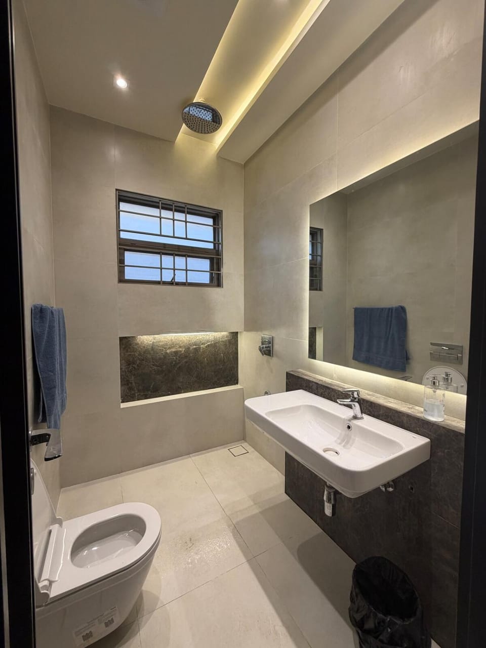 Toilet, Bathroom, towels
