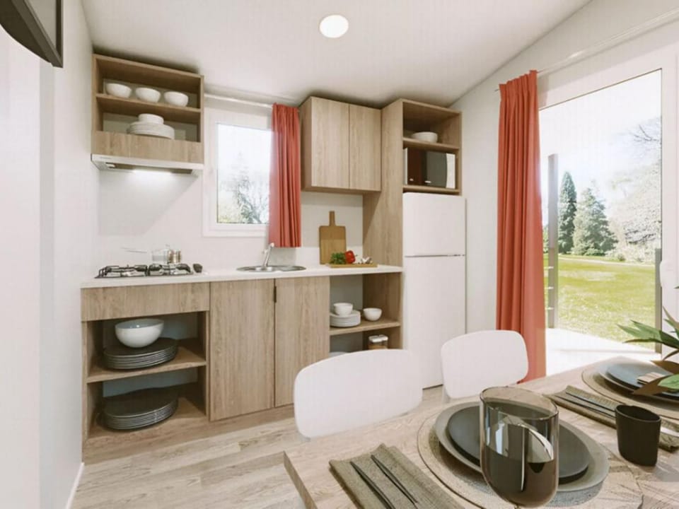 Mobil-home à Pamiers, 4 Pers, 2 Ch, Terrasse - API-1-52-1950 Campground/ 
RV Resort in Pamiers