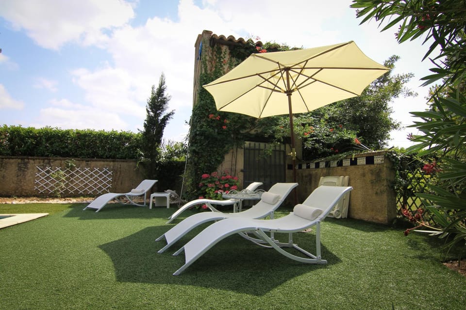 Pool view, sunbed