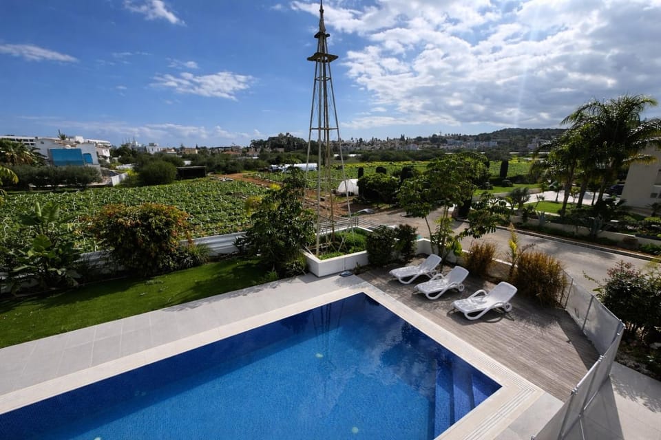 Natural landscape, Garden view, Pool view