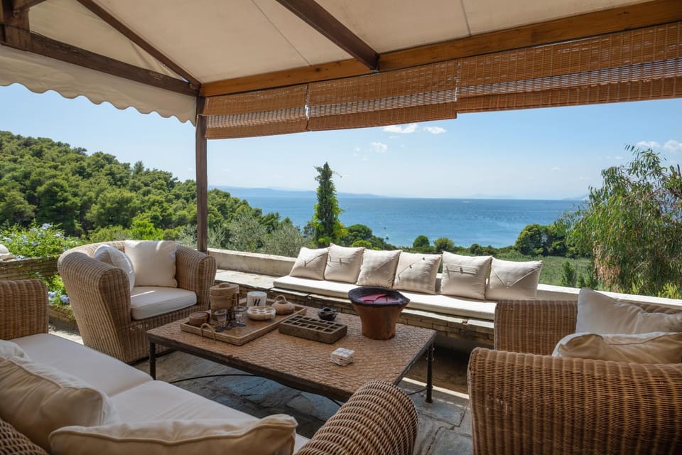 Natural landscape, View (from property/room), Seating area, Sea view